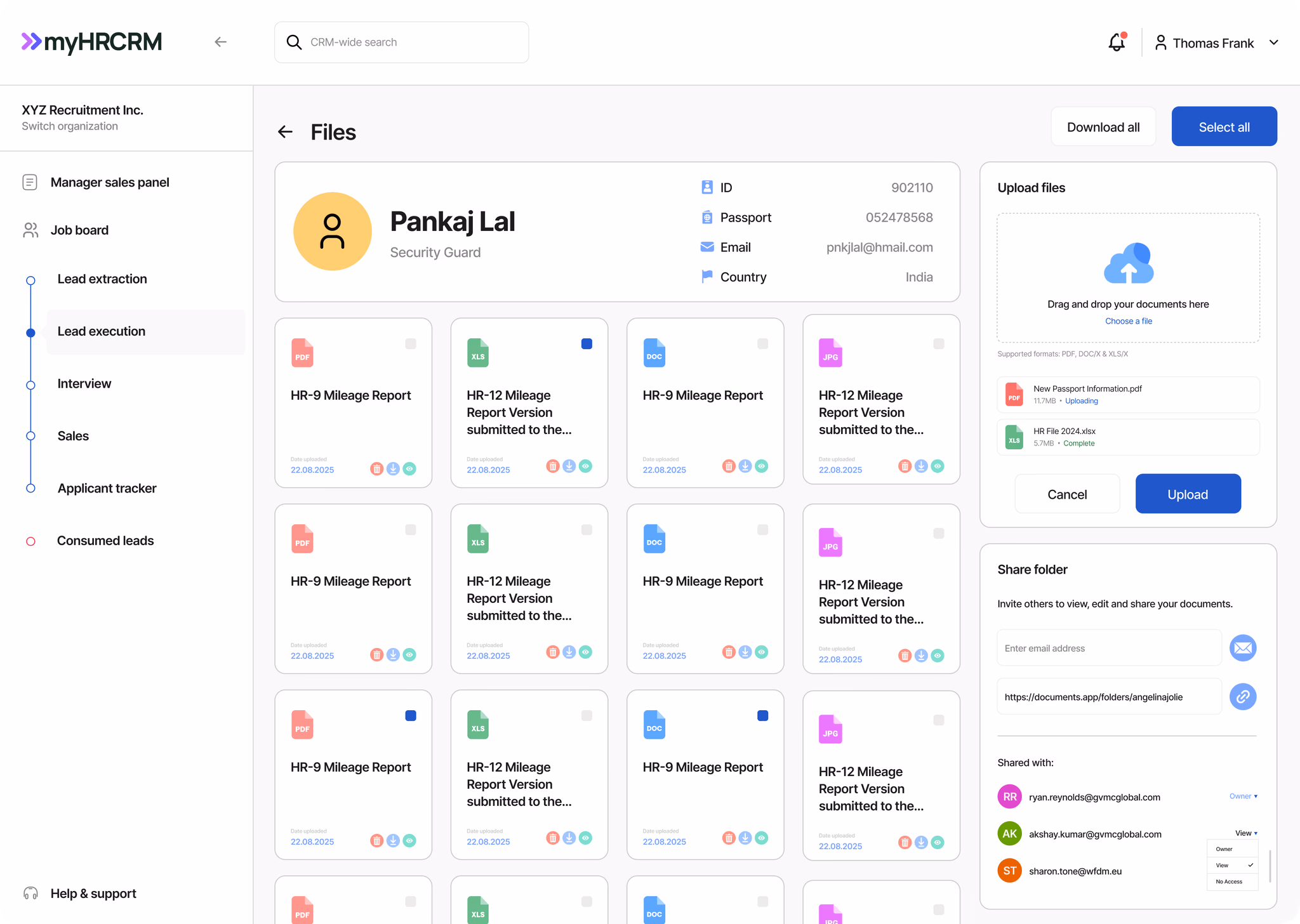 Feature Dashboard